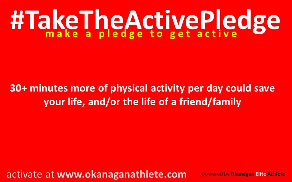 take the active pledge okanagan elite athlete